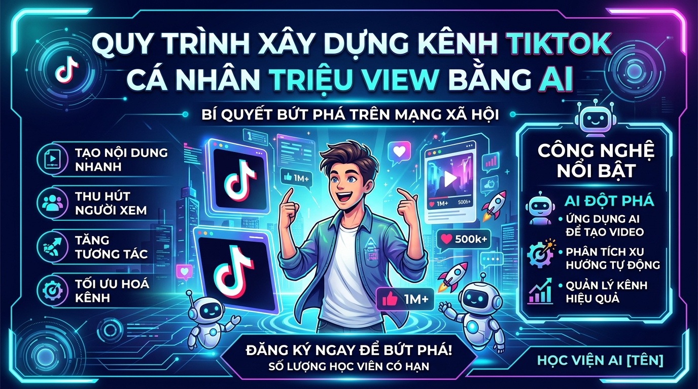 10X QUY TRÌNH XÂY BRAND TIKTOK CÁ NHÂN TRIỆU VIEW