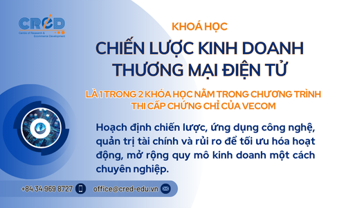 Chiến Lược Kinh Doanh Thương Mại Điện Tử - Khóa Học Cấp Chứng Chỉ Của VECOM
