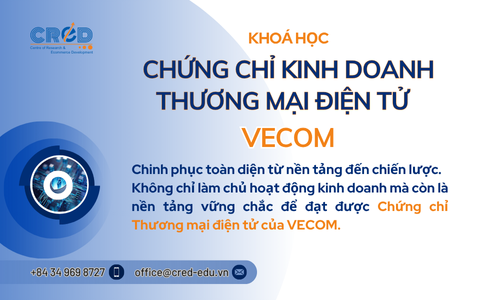CHỨNG CHỈ THƯƠNG MẠI ĐIỆN TỬ VECOM