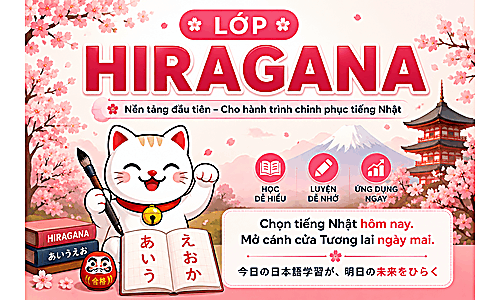Hiragana - nắm NHANH, viết CHUẨN