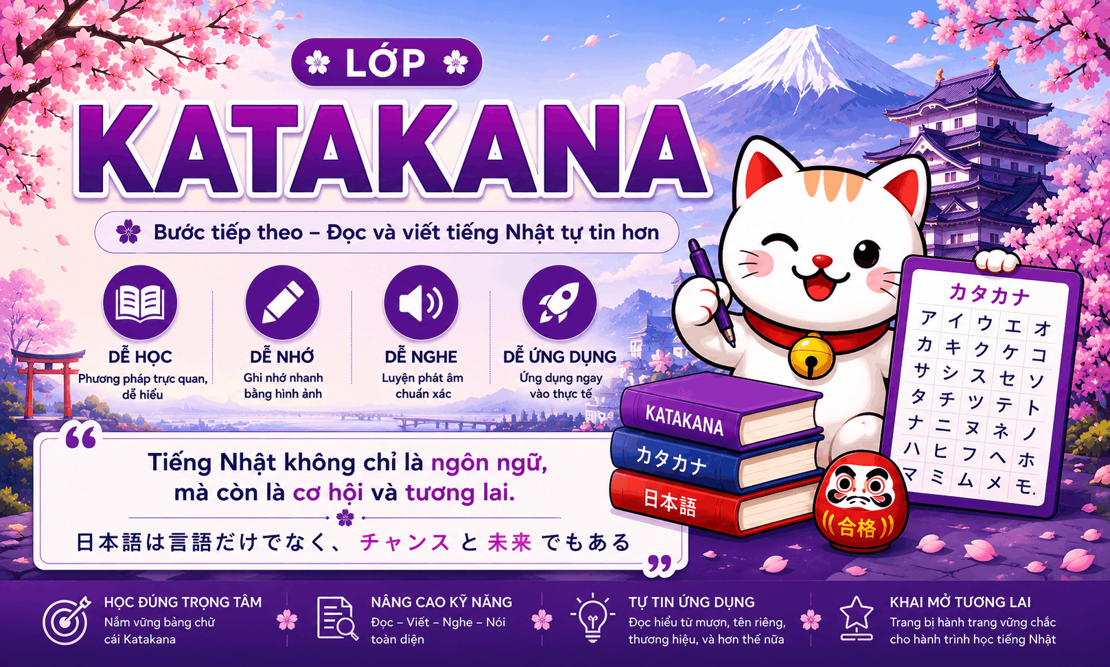 Katakana - nhớ LIỀN, viết ĐẸP