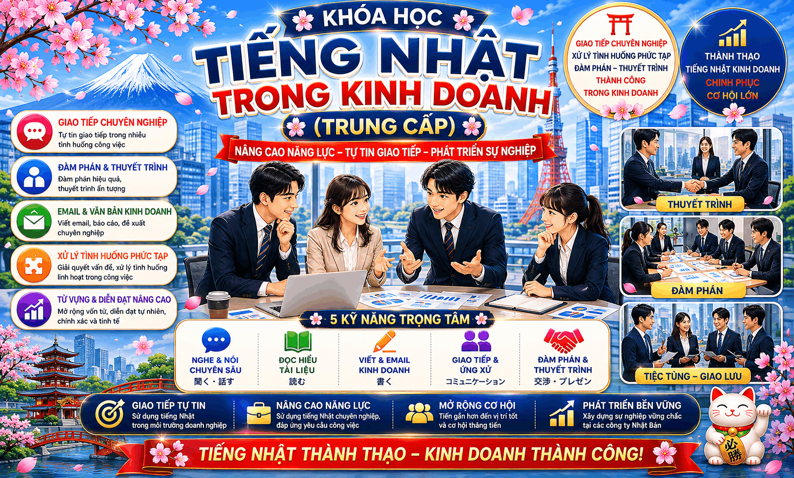 Tiếng Nhật trong kinh doanh (Trung cấp)