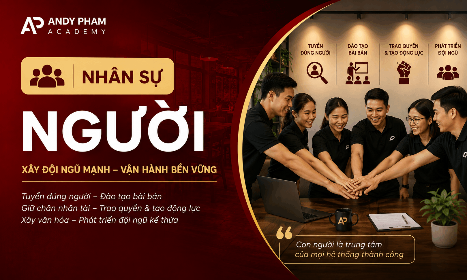 NHÂN SỰ & ĐỘI NGŨ TỐP ĐẦU KHU VỰC (NGƯỜI)