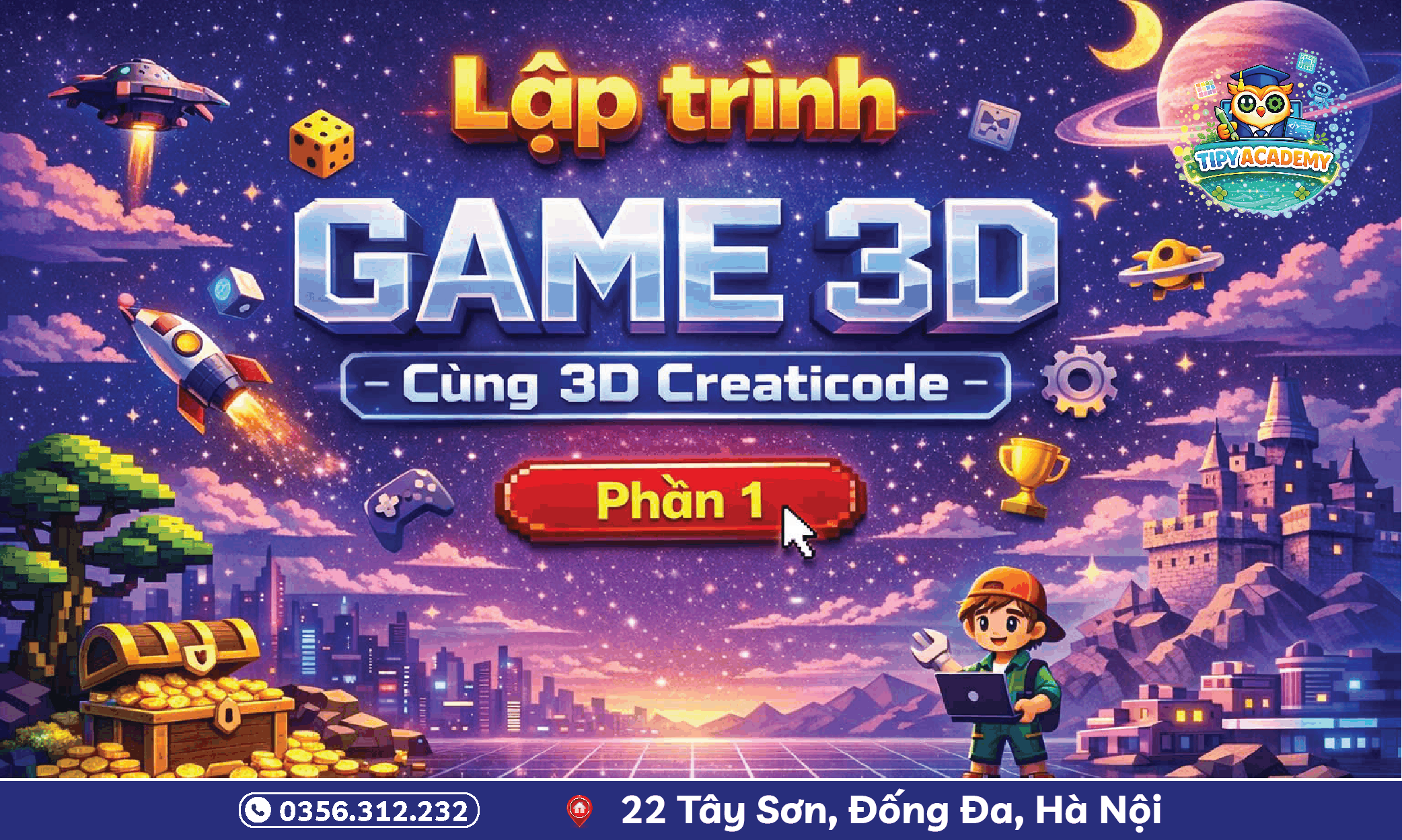 Lập trình game 3D cùng 3D Creaticode_Phần 1