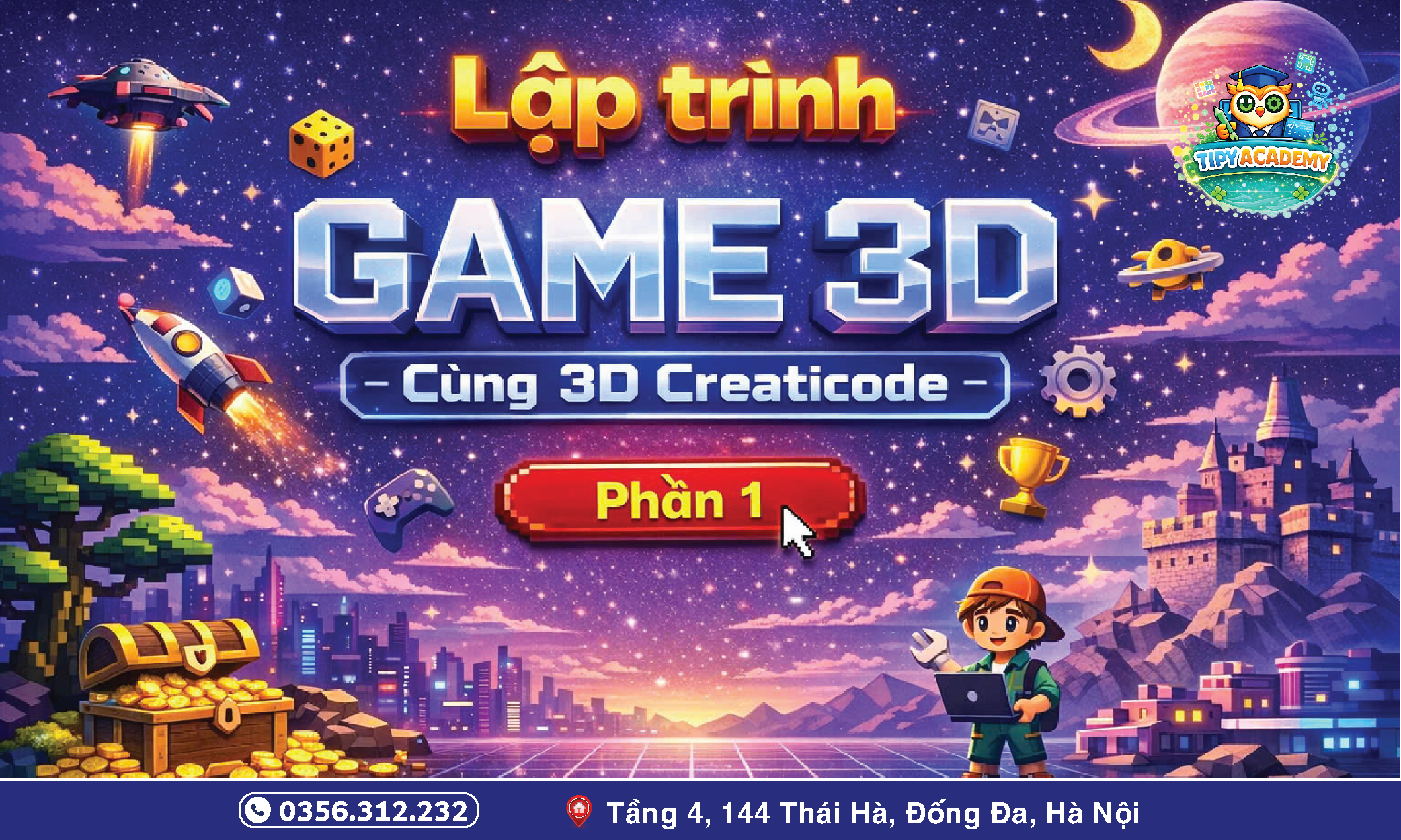 Lập trình game 3D cùng 3D Creaticode_Phần 1