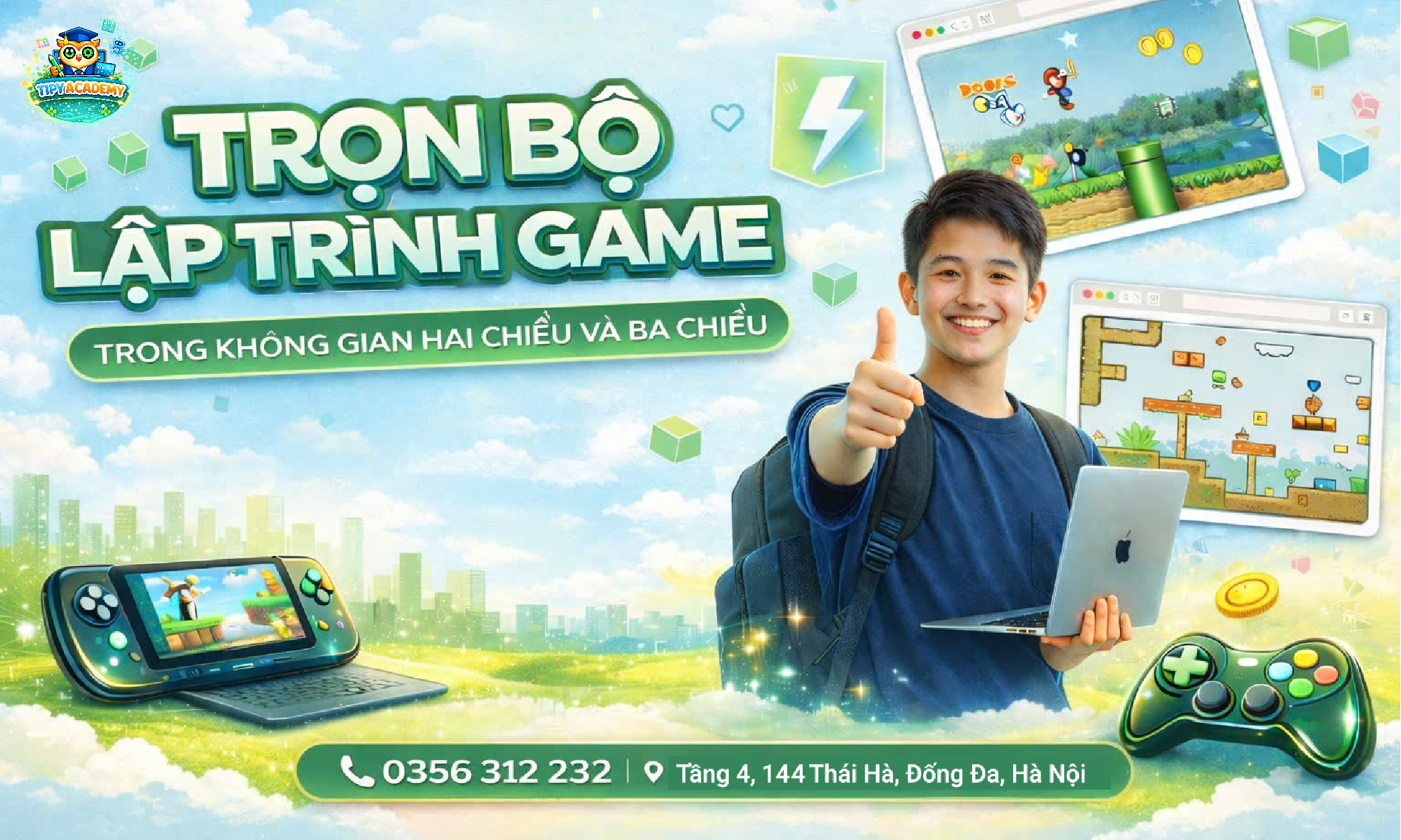 [TRỌN BỘ] Lập trình Game trong không gian hai chiều và ba chiều