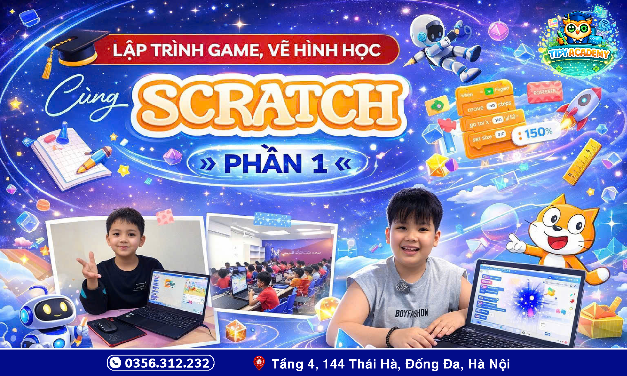 Lập trình Game - Vẽ hình học cùng Scratch_Phần 1
