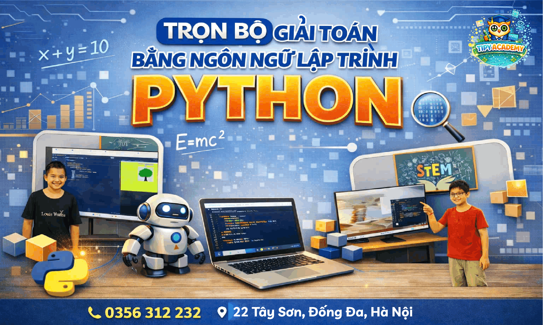 [TRỌN BỘ] Giải Toán bằng ngôn ngữ Lập trình Python