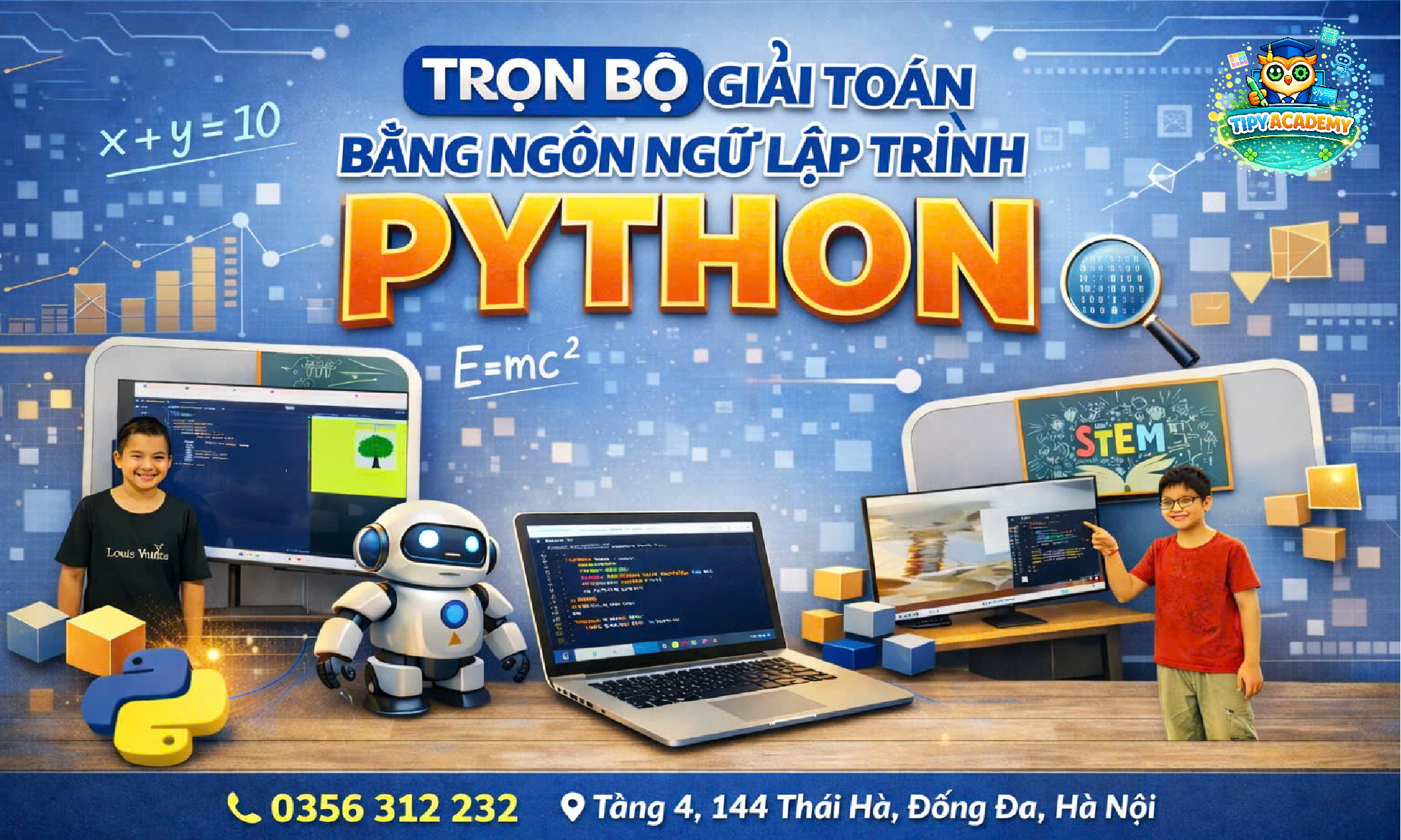 [TRỌN BỘ] Giải Toán bằng ngôn ngữ Lập trình Python