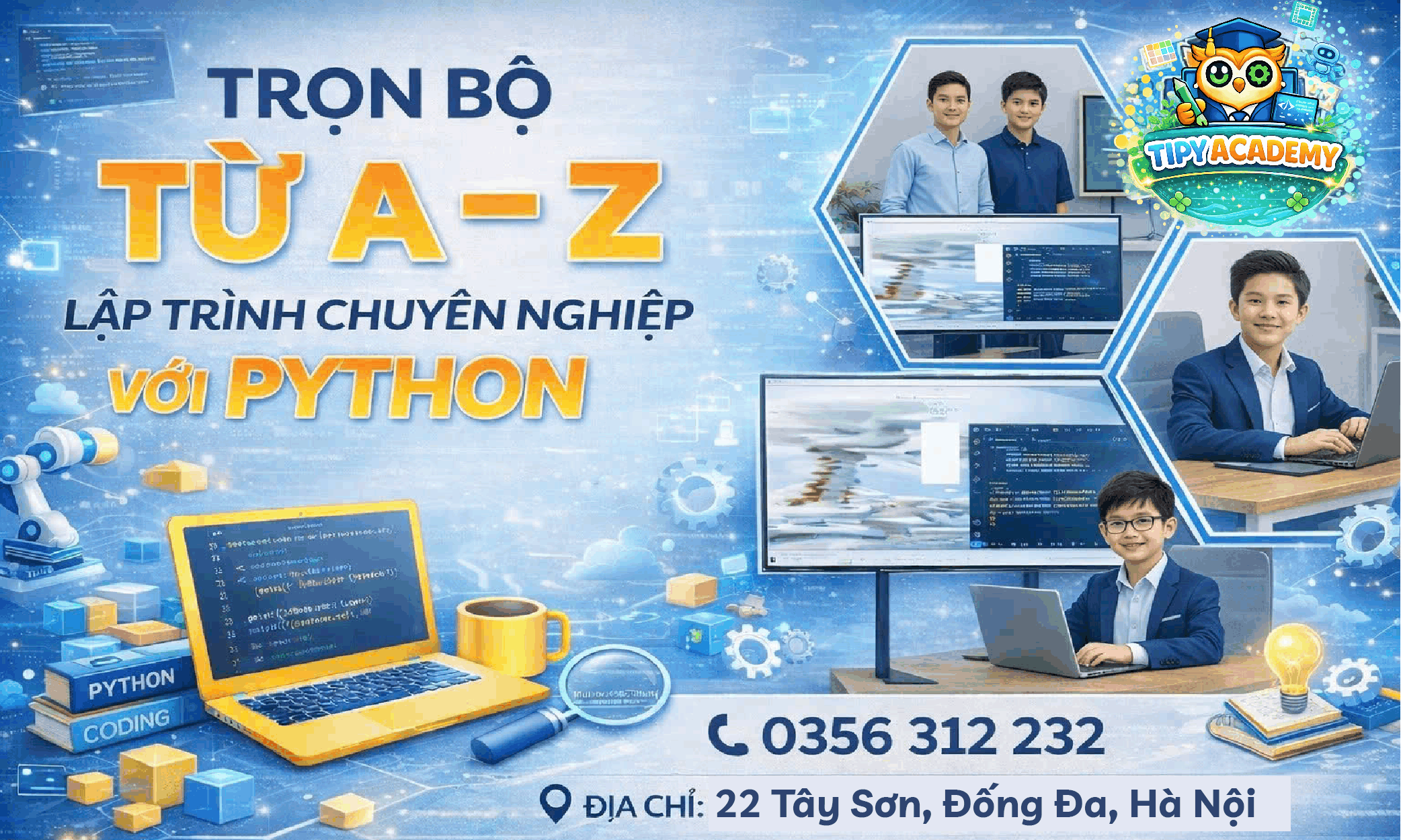[TRỌN BỘ] Từ A - Z: Lập trình chuyên nghiệp với Python