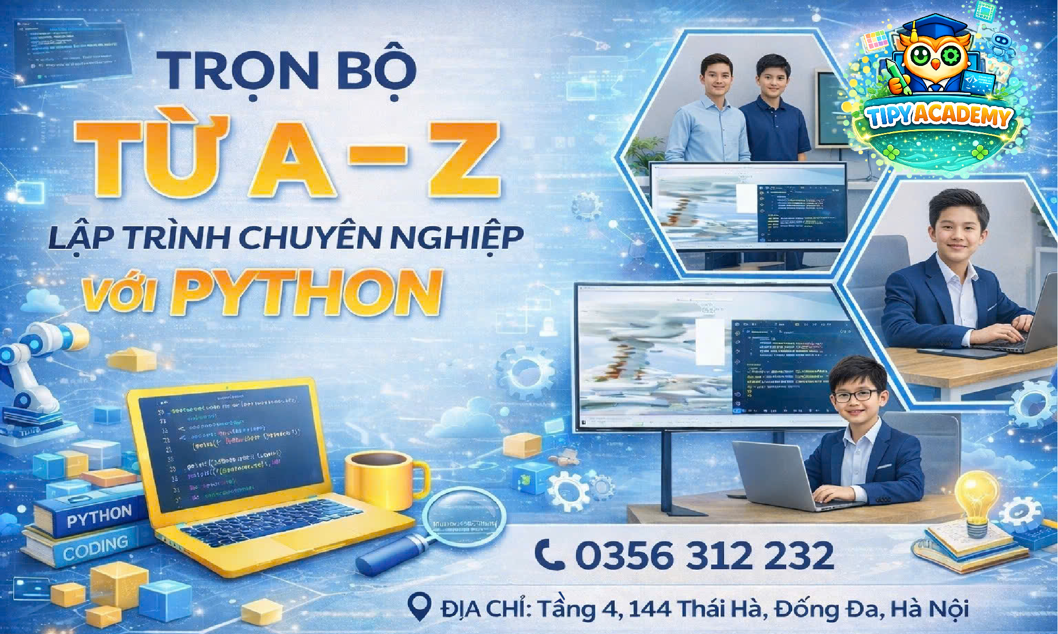 [TRỌN BỘ] Từ A - Z: Lập trình chuyên nghiệp với Python