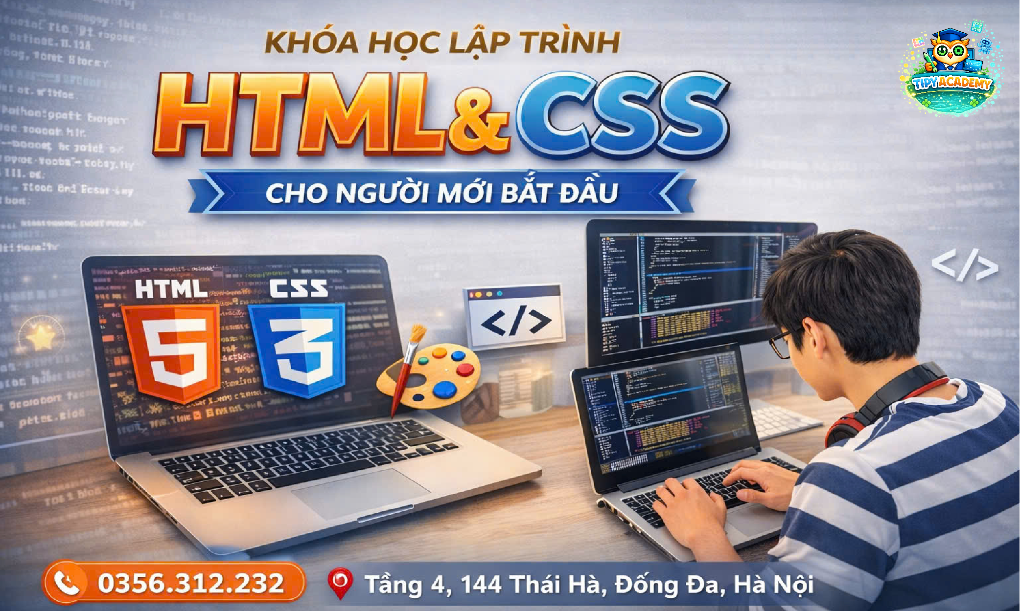 [TRỌN BỘ] Khoá học Lập trình HTML và CSS cho người mới bắt đầu