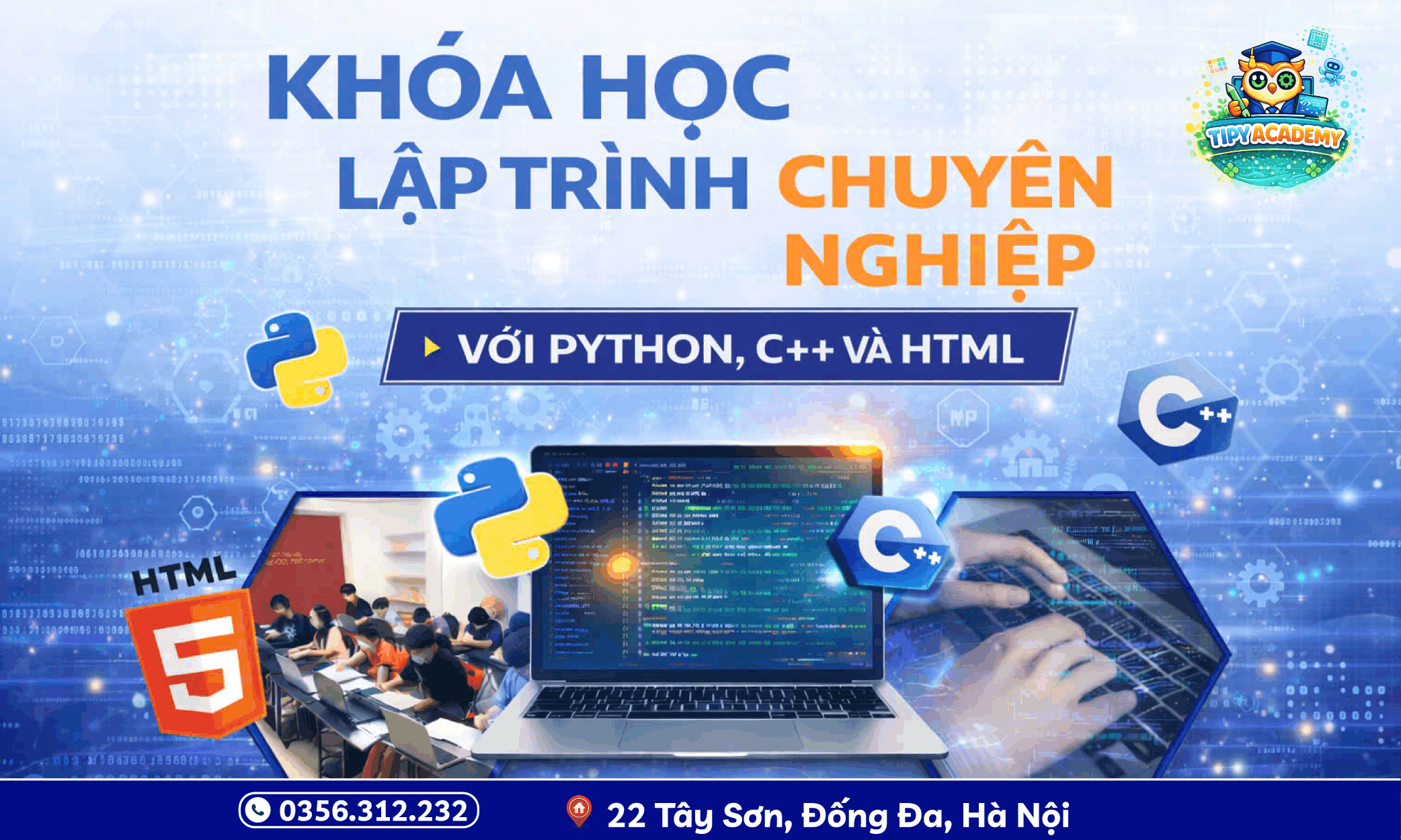 [TRỌN BỘ] Khoá học Lập trình chuyên nghiệp với Python, C++ và HTML