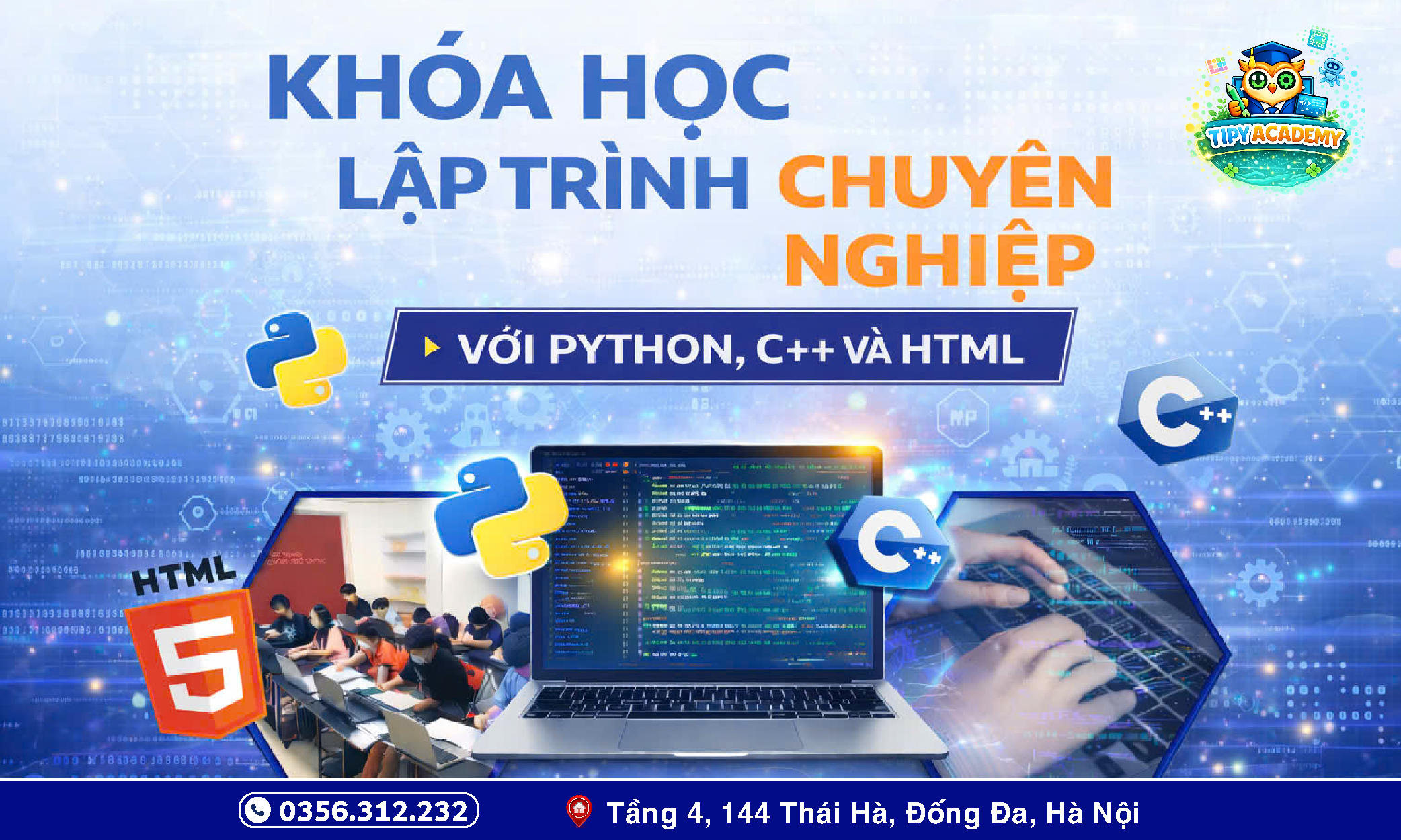 [TRỌN BỘ] Khoá học Lập trình chuyên nghiệp với Python, C++ và HTML