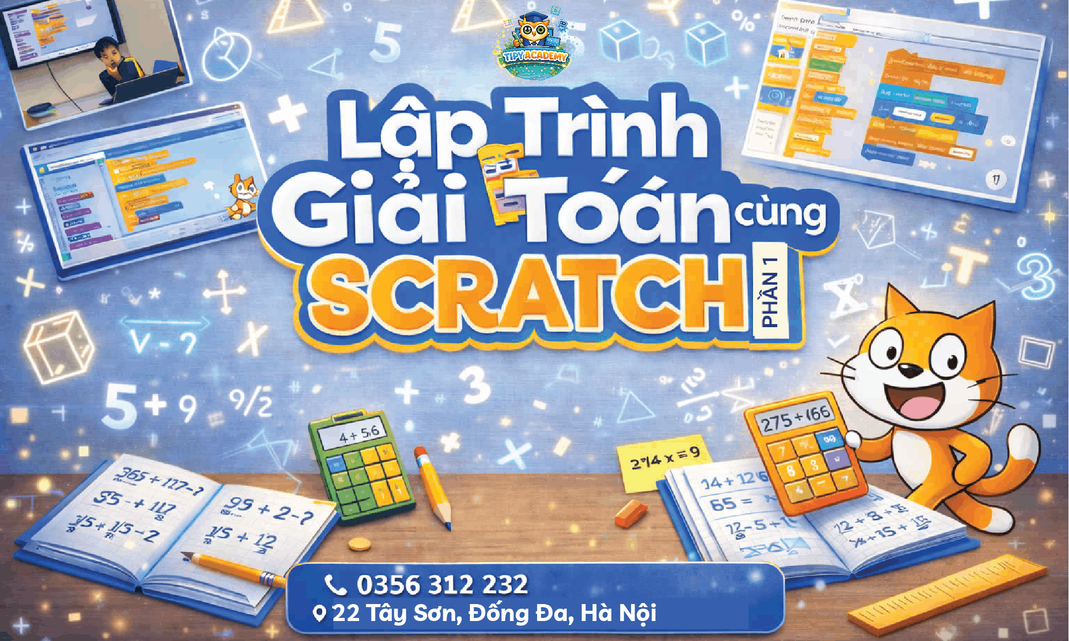 Lập trình giải Toán cùng Scratch_Phần 1