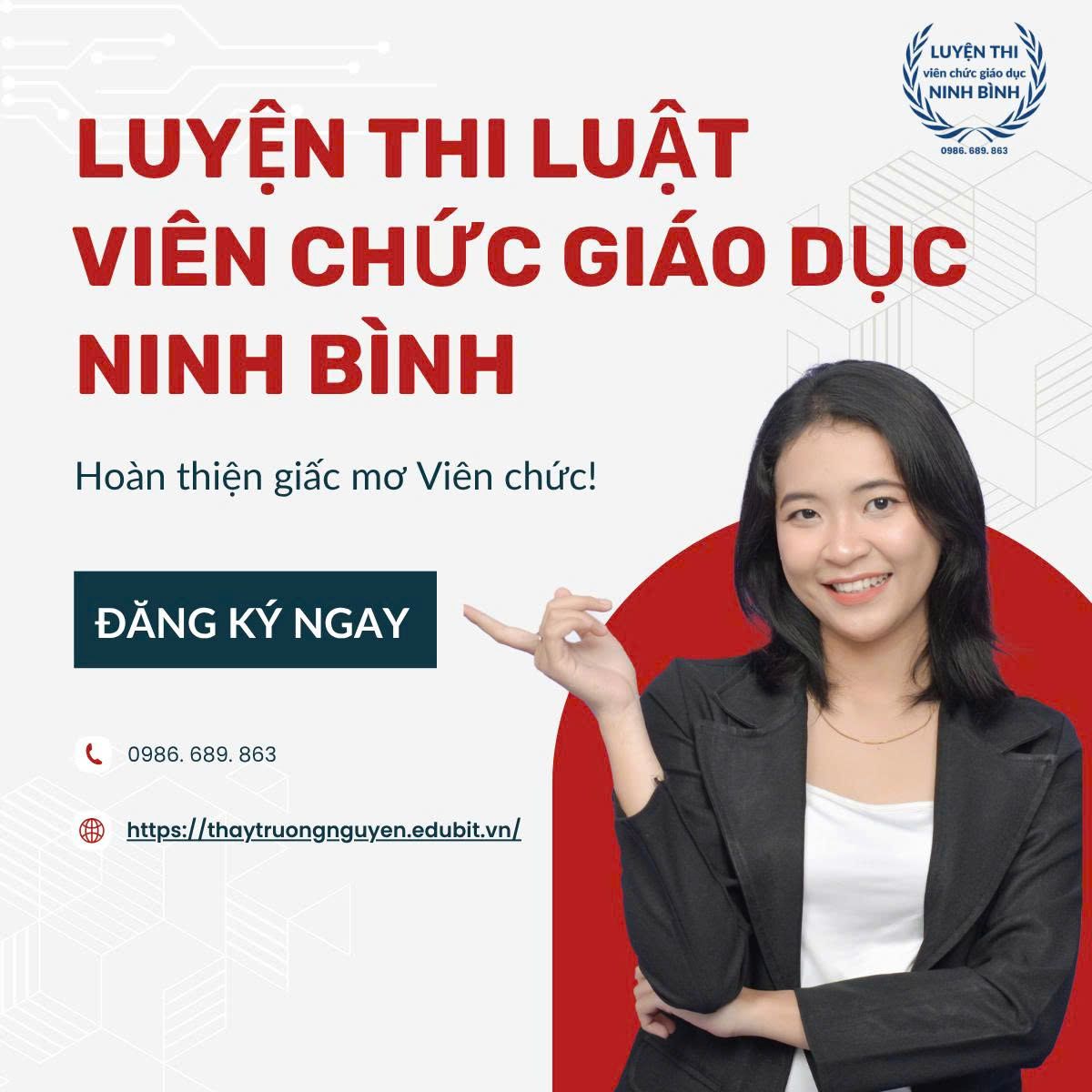 Khóa luyện thi VC GD Ninh Bình - phần Luật