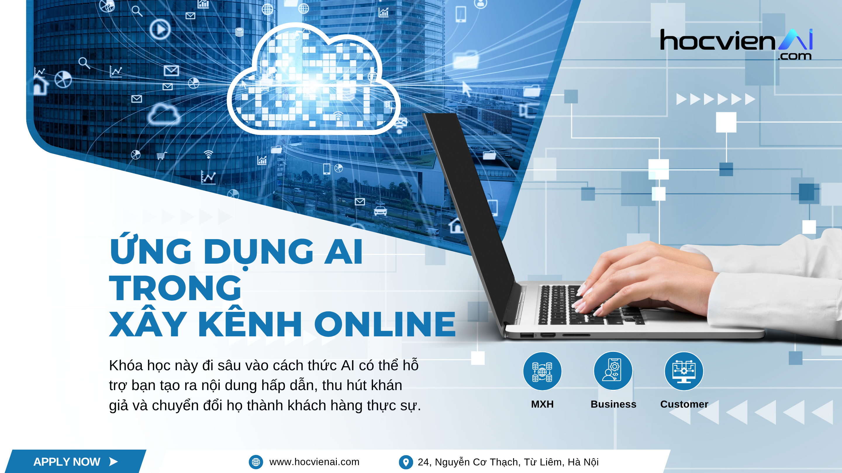 Ứng dụng AI trong xây kênh online