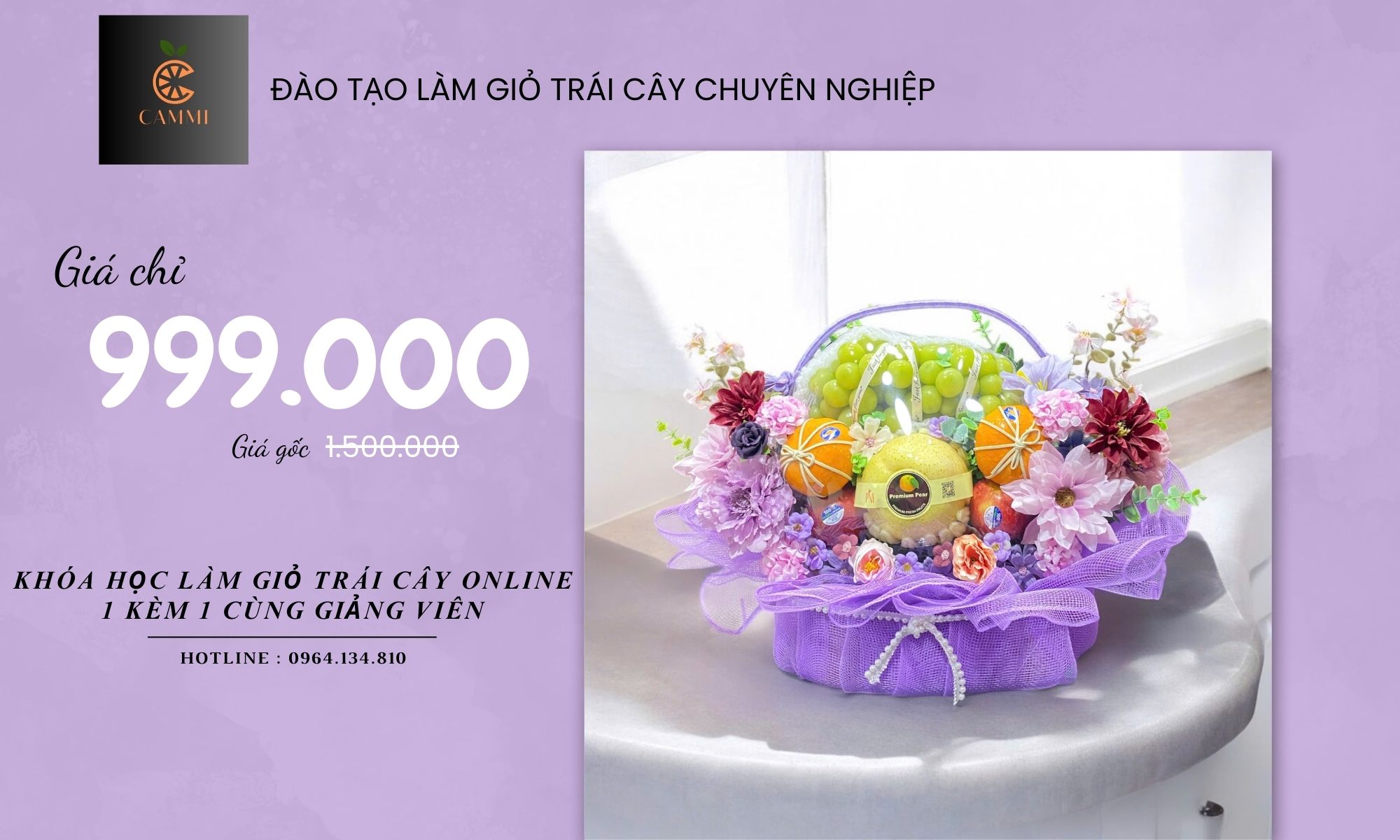 KHÓA HỌC LÀM GIỎ TRÁI CÂY ONLINE 1 KÈM 1 CÙNG GIẢNG VIÊN-copy