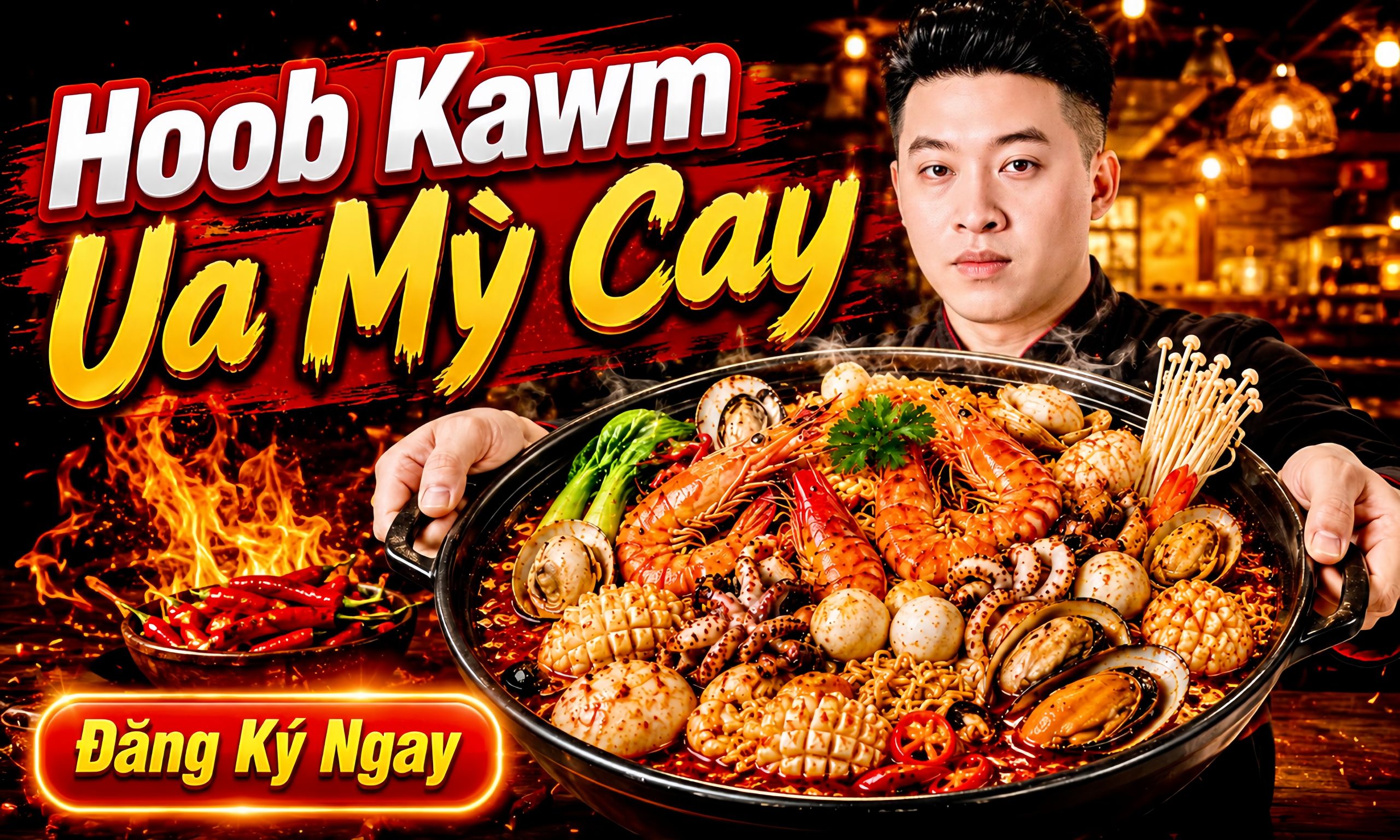 HOOB KAWM MỲ CAY