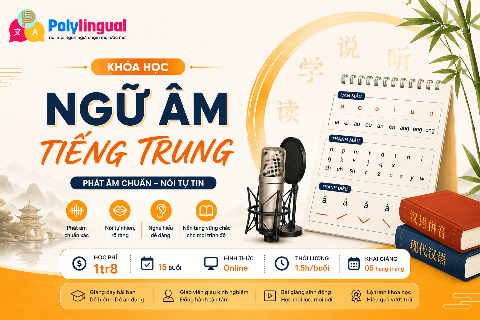 📚 KHÓA HỌC PHÁT ÂM TIẾNG TRUNG 