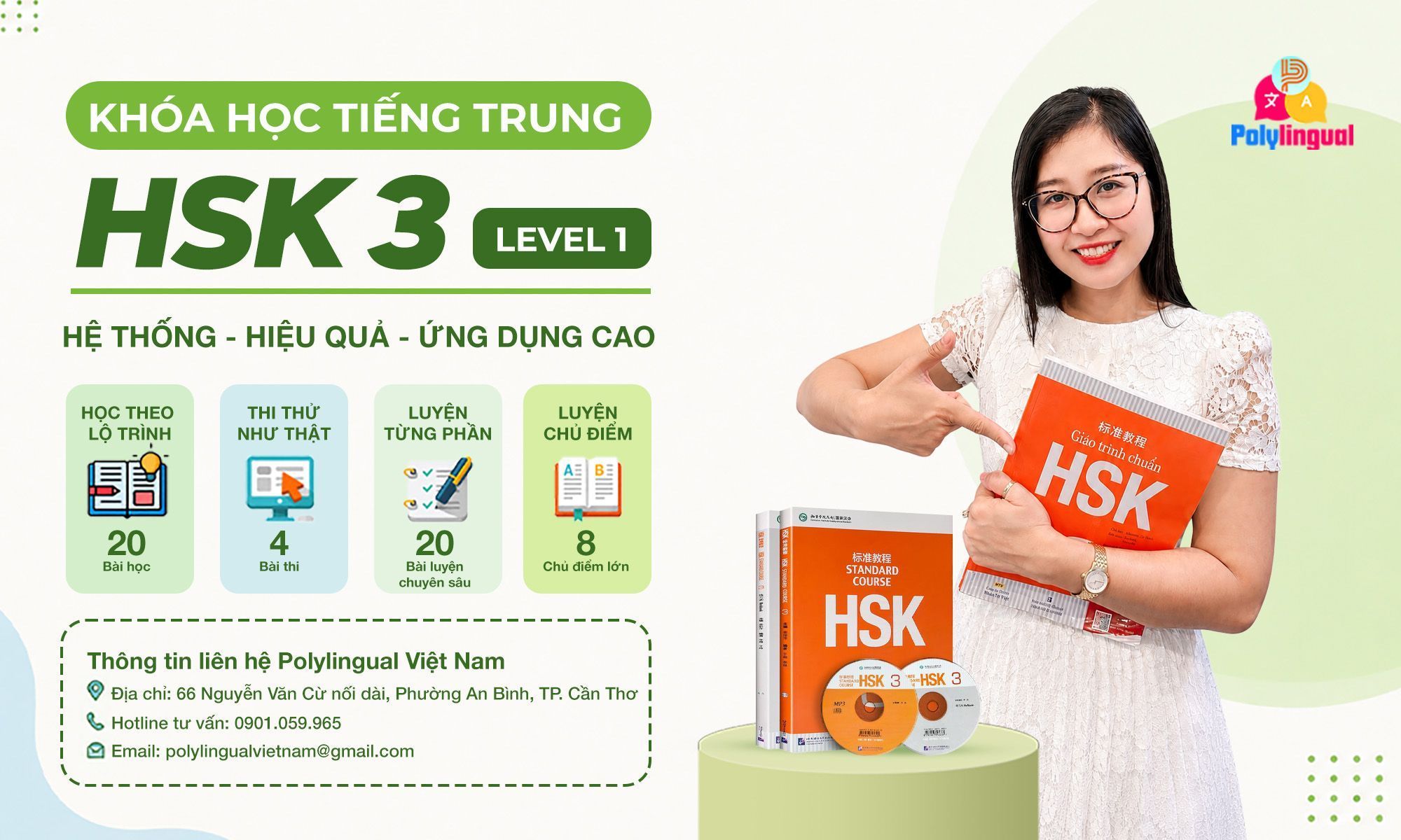 KHÓA HỌC HSK 3 - Level 1