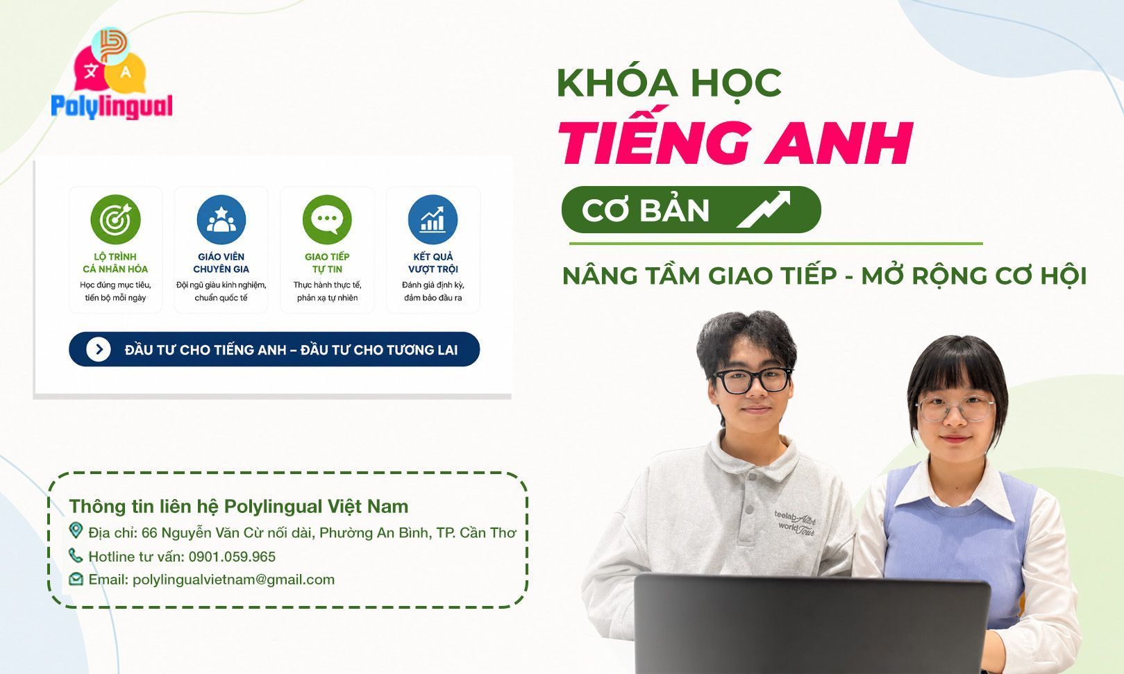 khóa học tiếng anh cơ bản