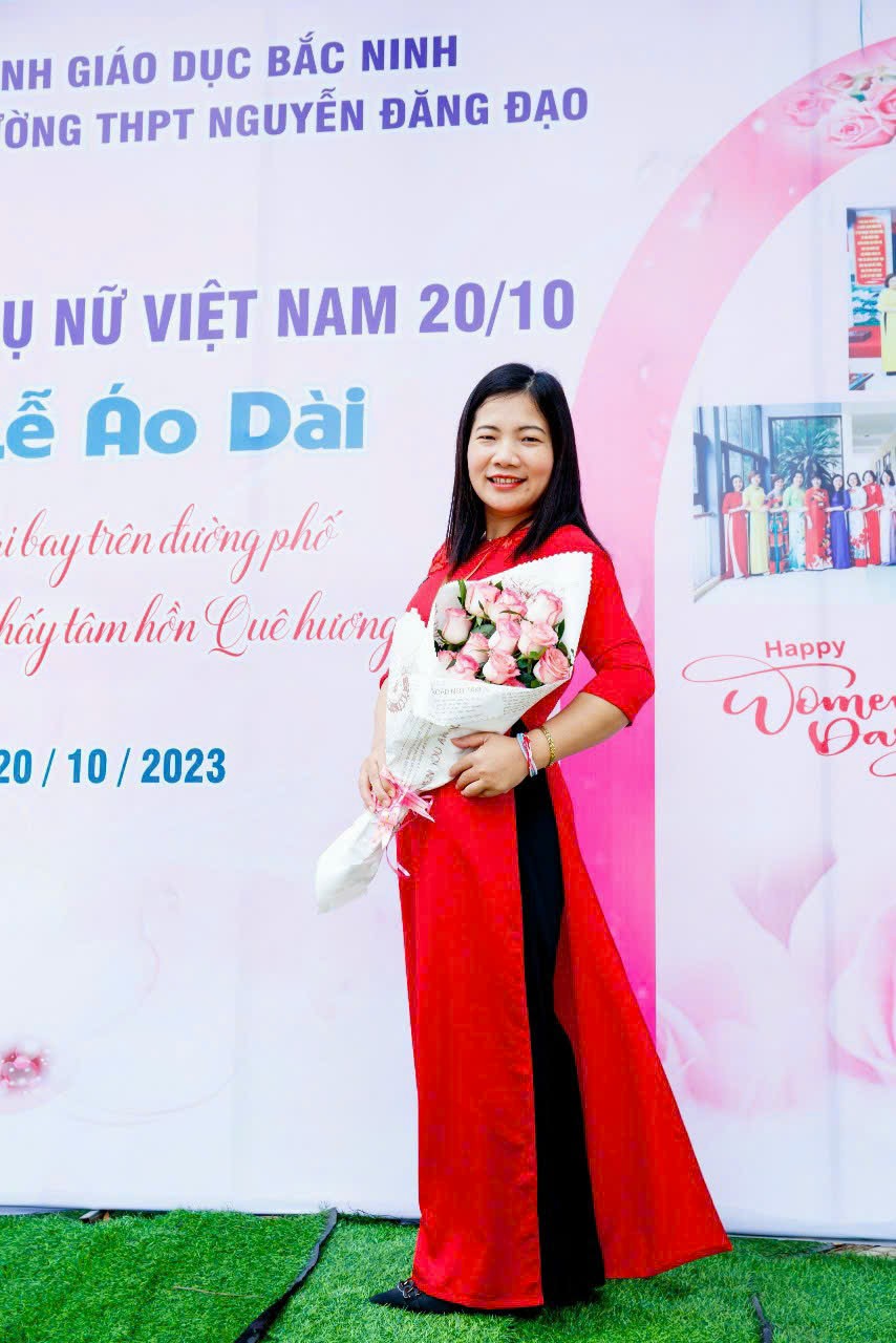 Chị Tâm - PH em Quỳnh Mai (Giáo viên trường THPT Đăng Đạo- BN)