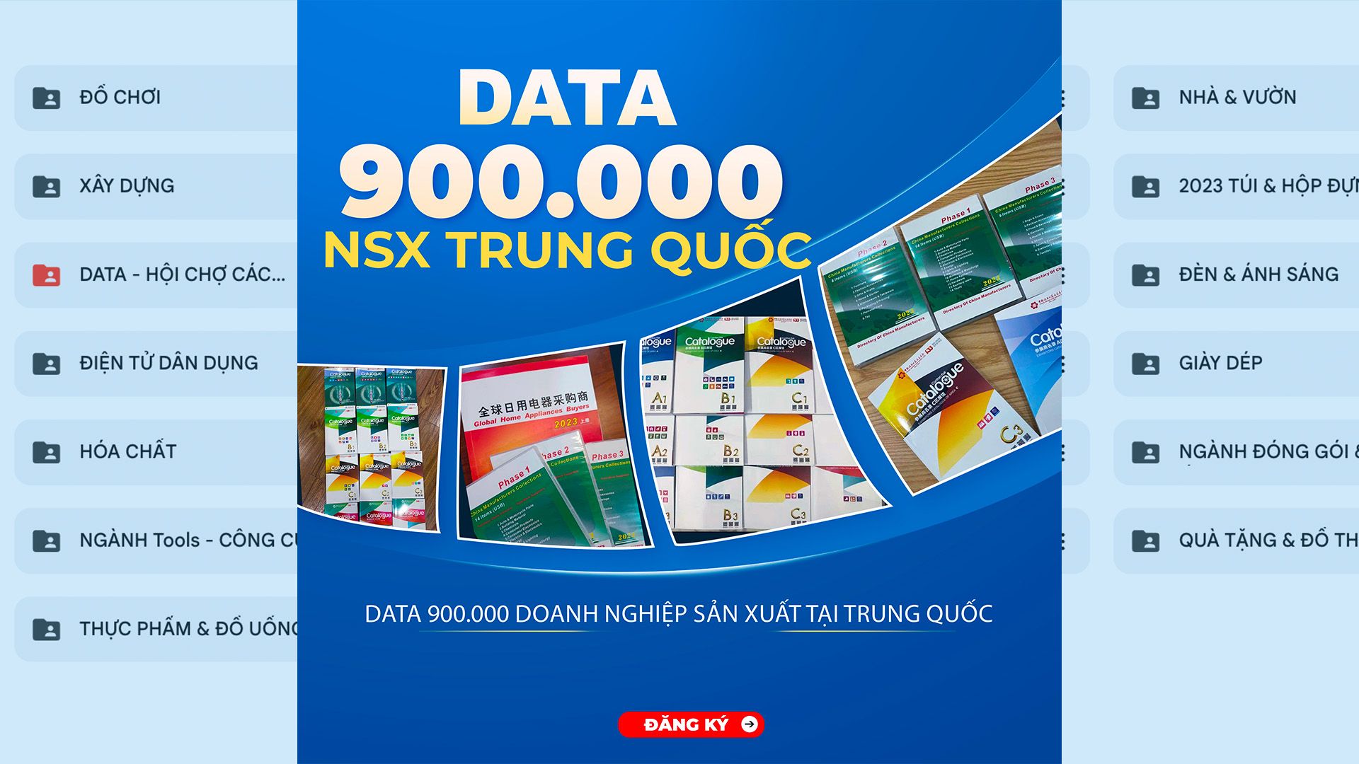 Bộ Database 900.000 Doanh nghiệp TQ Canton Fair 