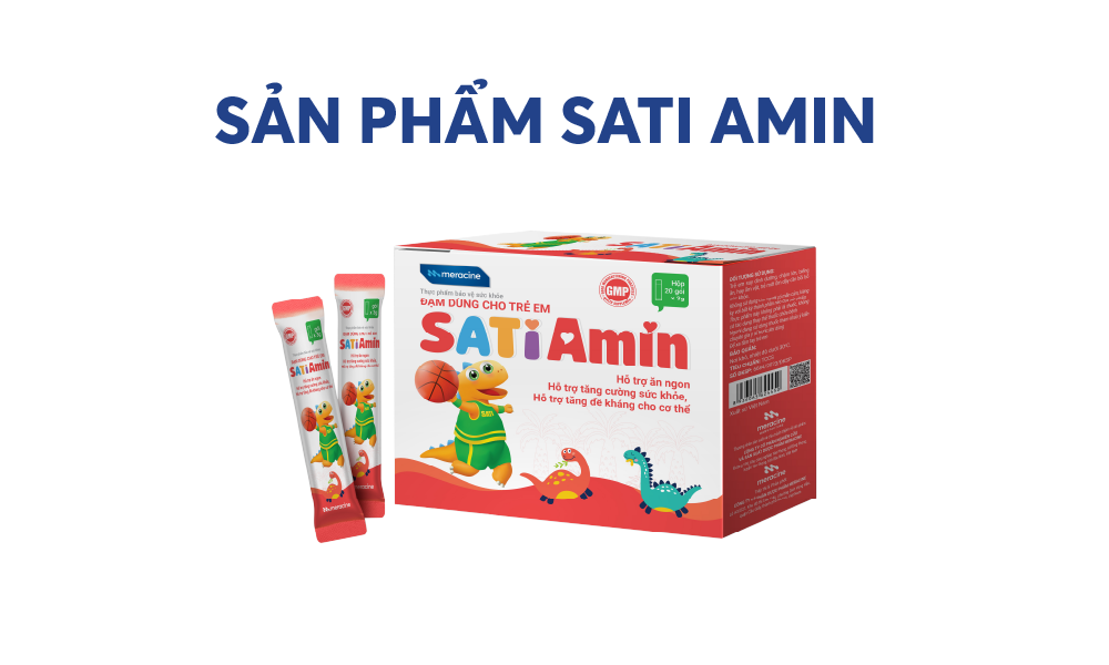 Đạm dùng cho trẻ em SatiAmin