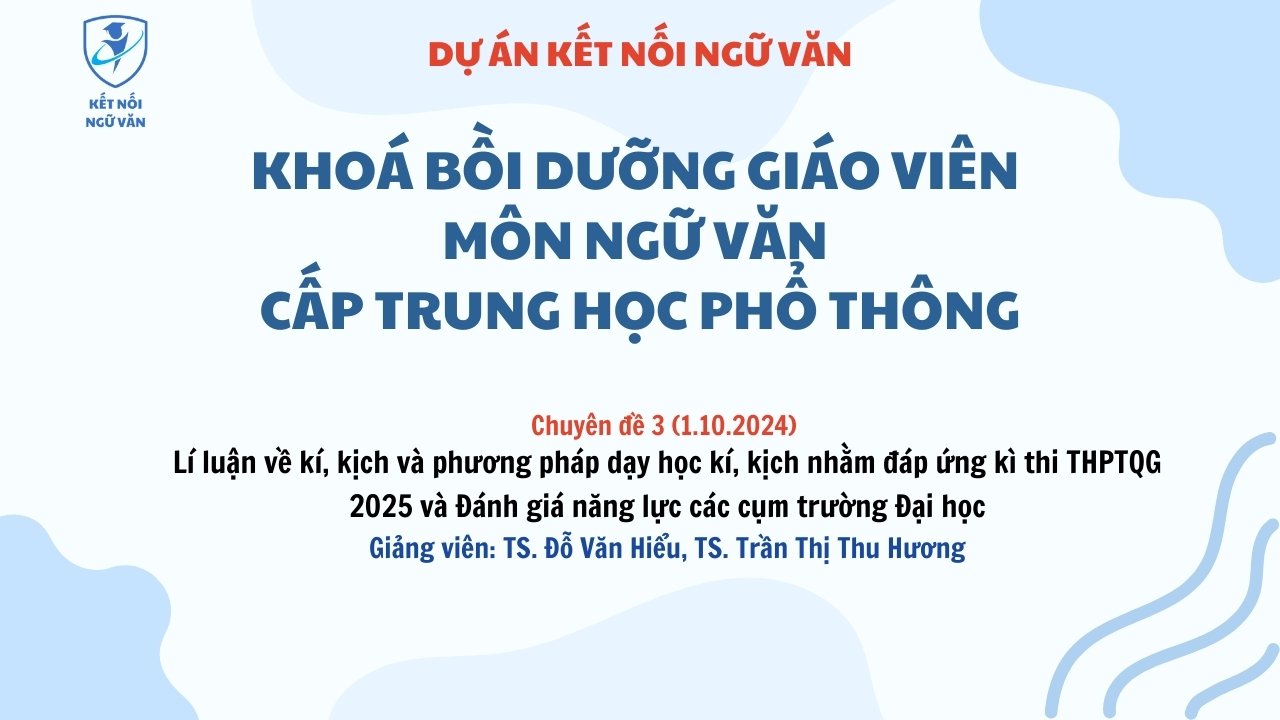 03-THPT - Lí luận về kí, kịch và phương pháp dạy học kí, kịch