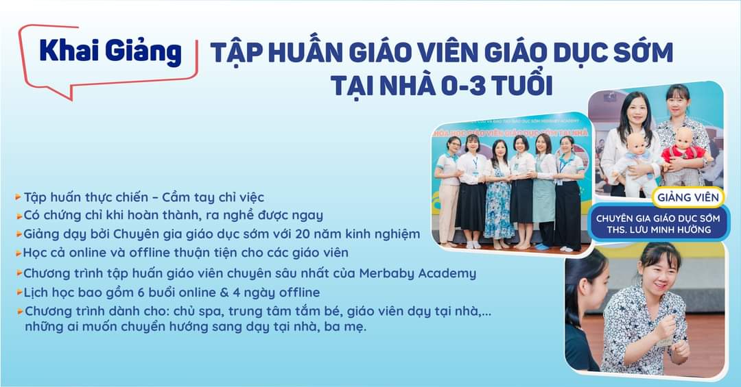 GIÁO VIÊN GIÁO DỤC SỚM TẠI NHÀ