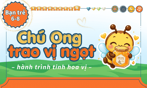 Game học: Chú ong trao vị ngọt (6-8 tuổi)