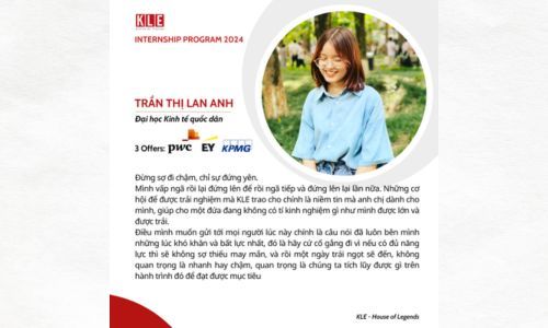 Hành trình 3 Offers Internship Big4 2024 của cô sinh viên chuyên ngành Kế toán – NEU