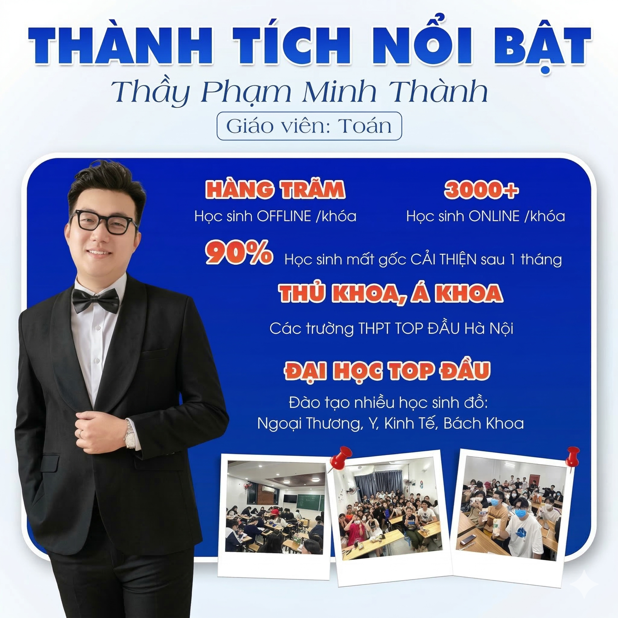 Bứt Phá Điểm 8+ Toán 12 Cấp Tốc Cùng Thầy Thành - Ôn Thi Tốt Nghiệp THPT Cho 2k8