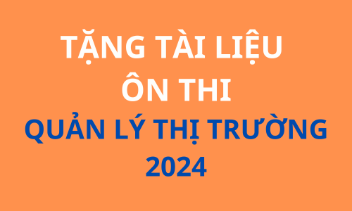 🎉 Tặng Bộ Tài Liệu Thi Công Chức Quản Lý Thị Trường 2024 - Đầy Đủ Cho Thành Công Của Bạn! 🎉