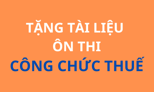 Chia sẻ tài liệu ôn thi công chức THUẾ - Bí quyết thành công trong kỳ thi