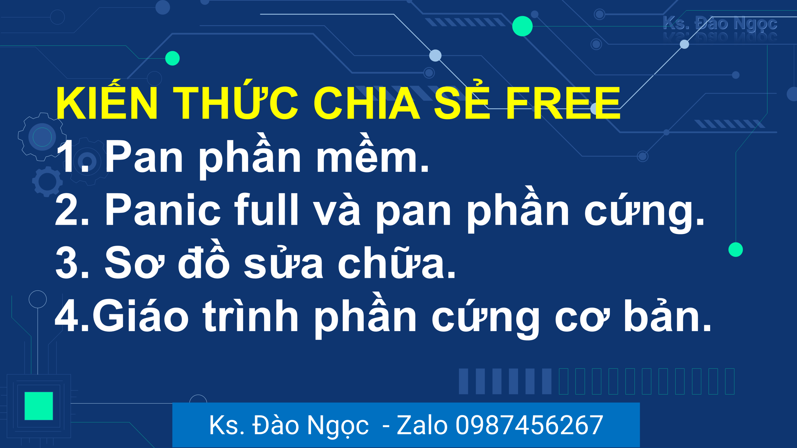 Kiến thức chia sẻ cho anh em thợ