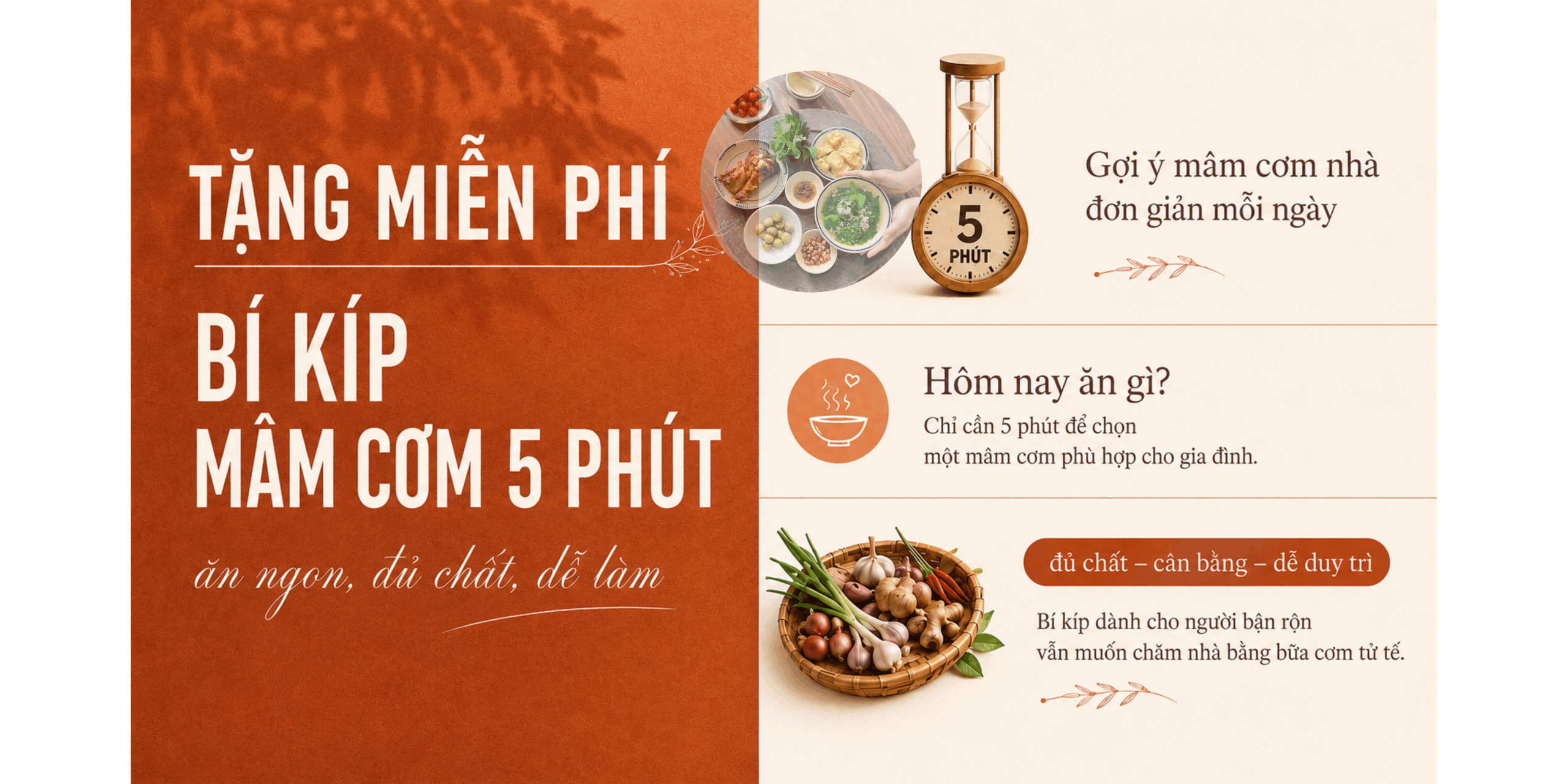 Bí Kíp Mâm Cơm 5 Phút