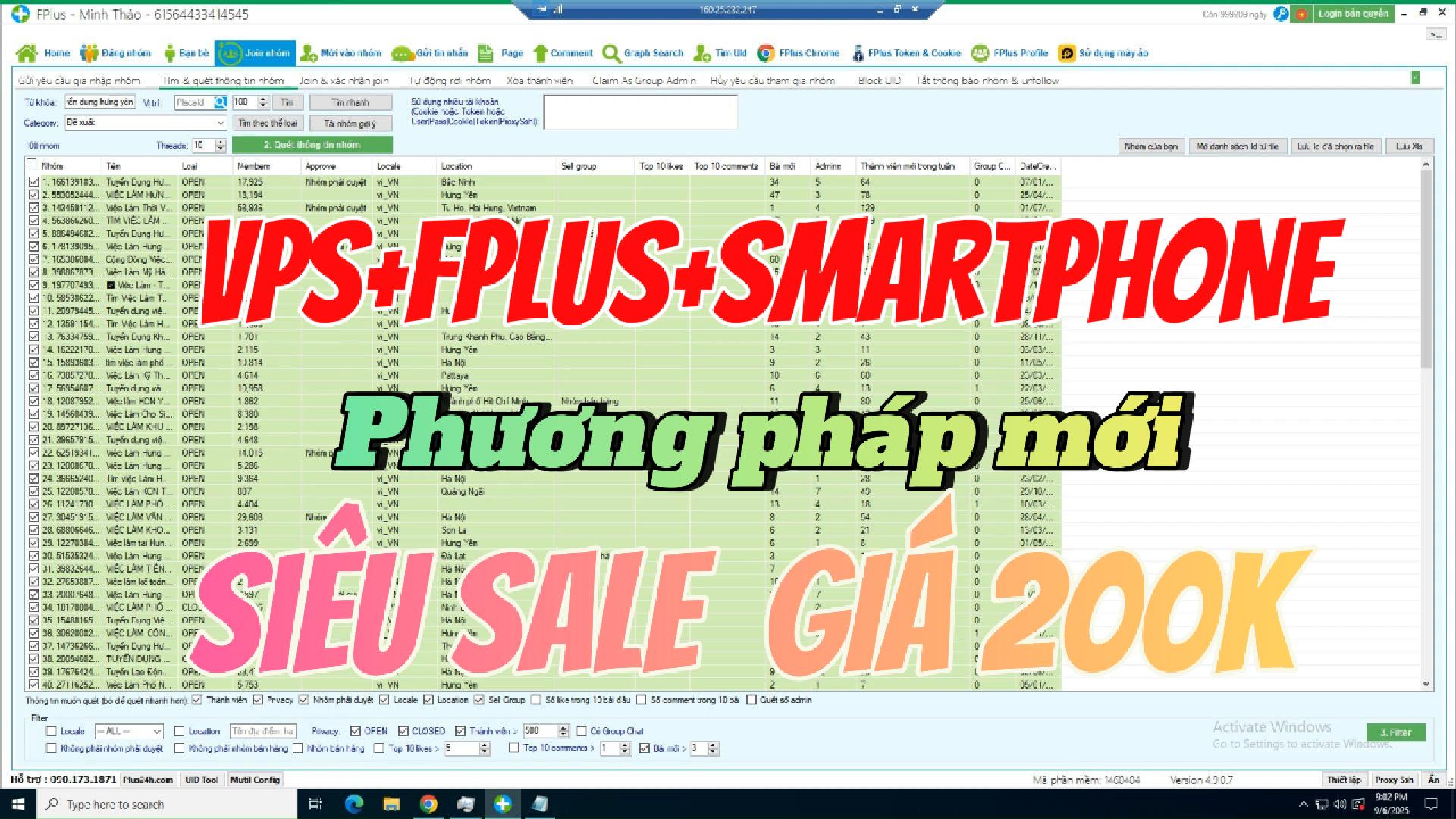 Phương Pháp Mới VPS+FPLUS+SMARTPHONE