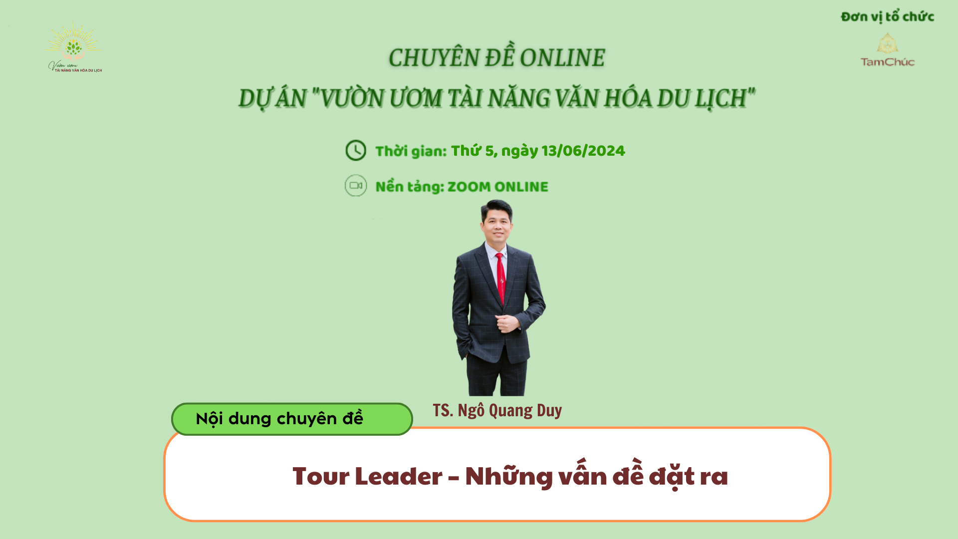Tour Leader – Những vấn đề đặt ra