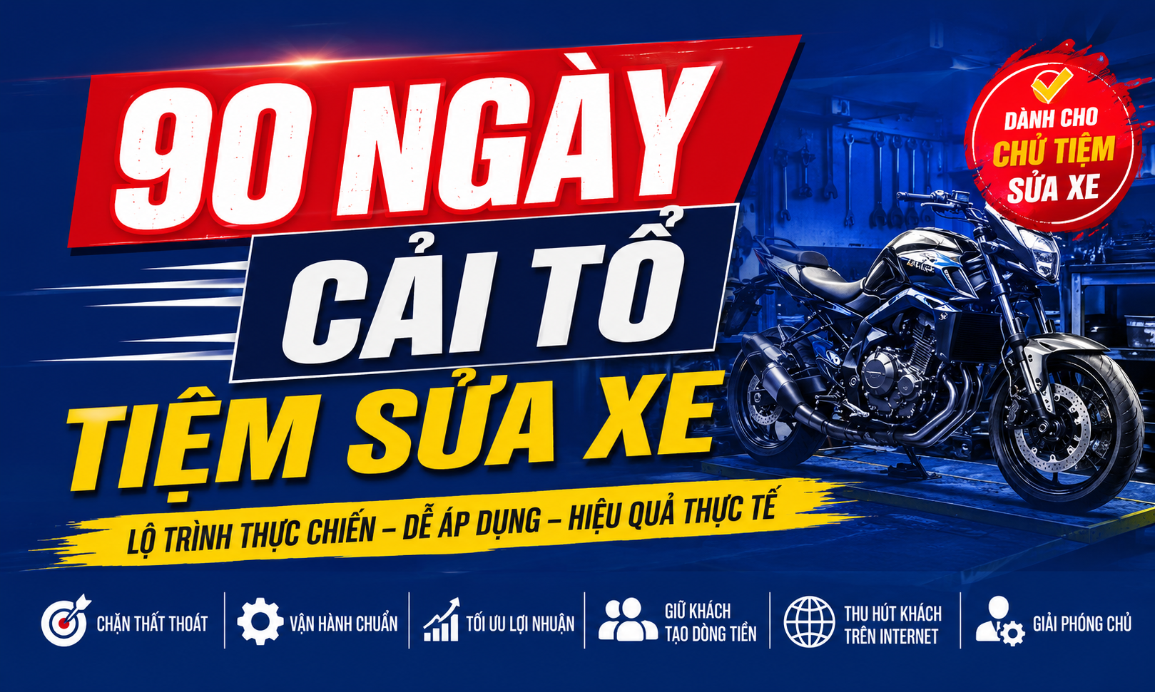 90 Ngày Cải Tổ Tiệm Sửa Xe
