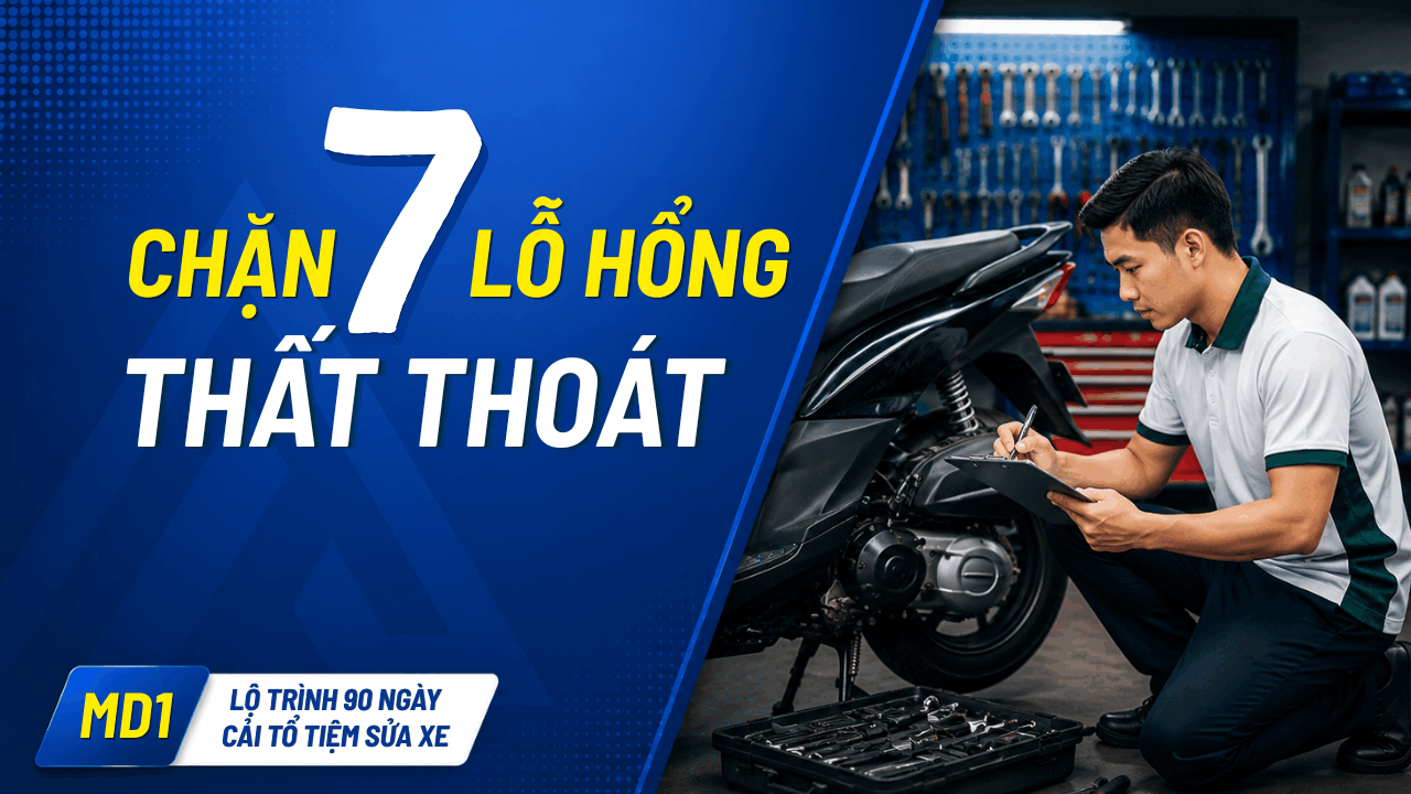 7 Ngày Chặn Thất Thoát Tiệm Sửa Xe