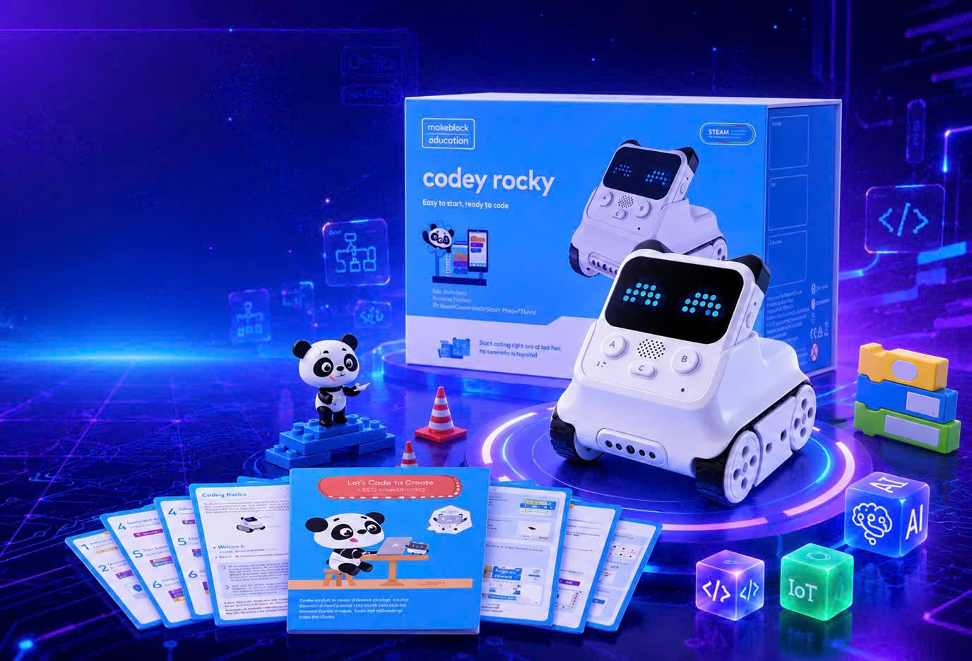 Học Lập Trình Robot Codey Rocky: Đưa Trẻ Vào Thế Giới Công Nghệ Cùng "Người Bạn Đáng Yêu"