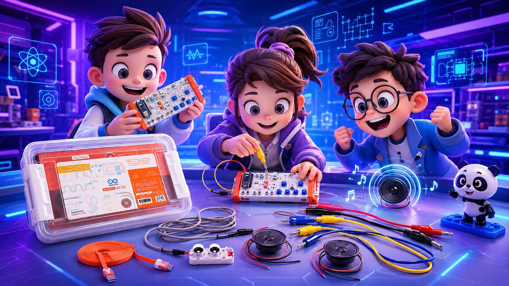 Thực Hành Arduino Science Kit R3: Biến Mọi Không Gian Thành Phòng Thí Nghiệm Khoa Học
