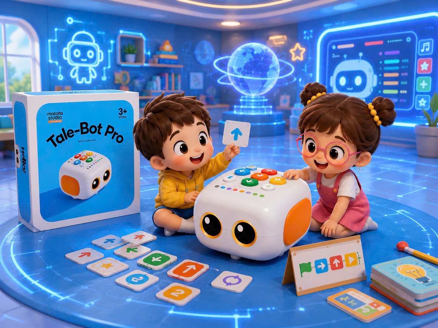 Robot Tale-Bot: Sáng tạo, khám phá và phát triển tư duy logic thông qua lập trình Robot (4-5 tuổi)