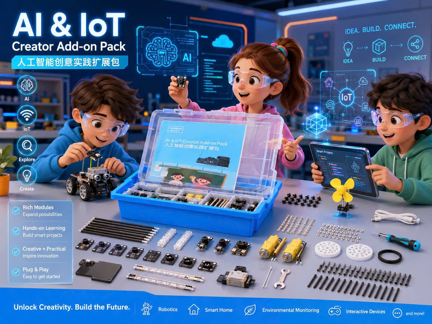 AI & IoT Creator: Đưa Trẻ Bước Vào Kỷ Nguyên Trí Tuệ Nhân Tạo
