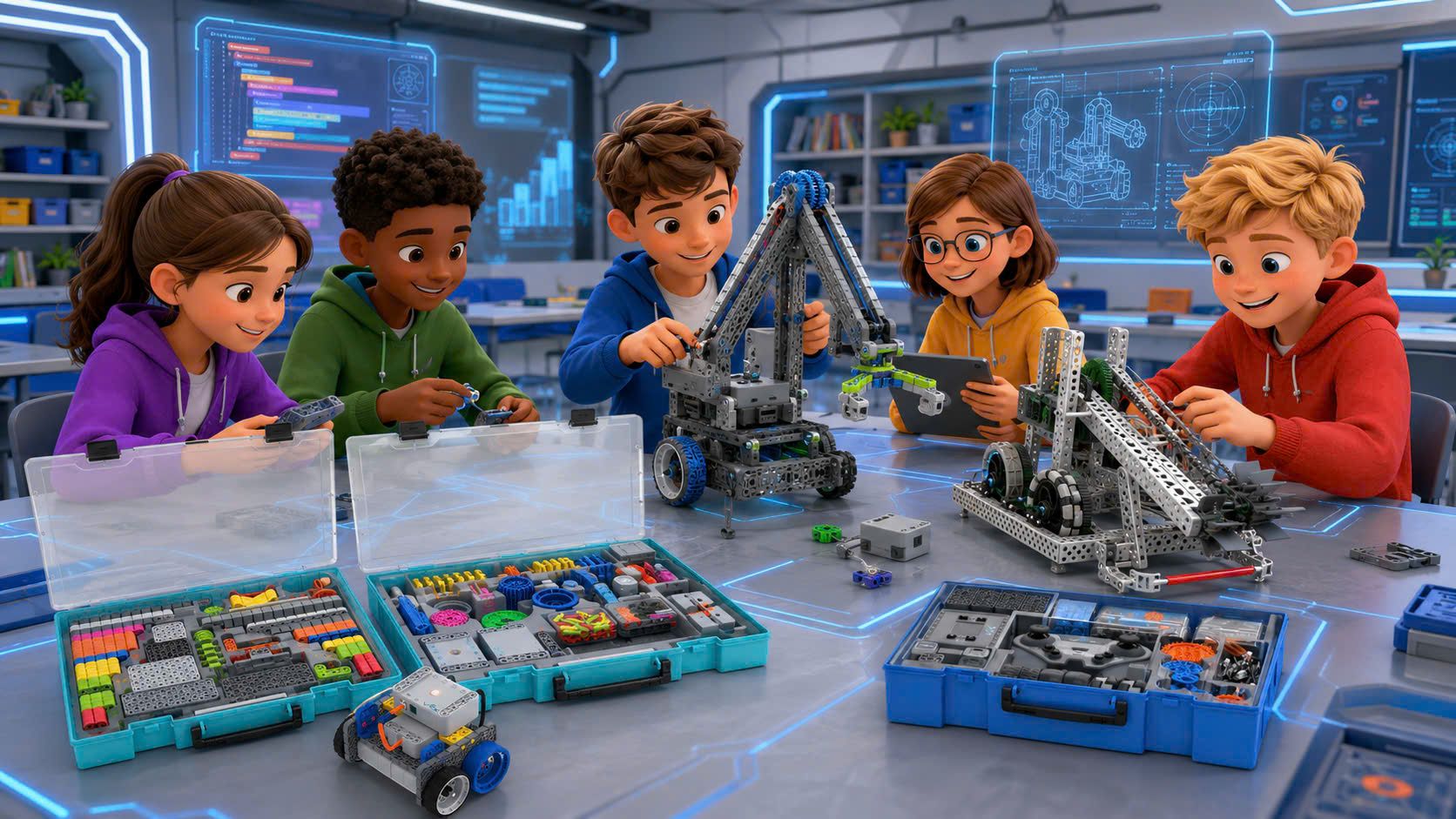 Bộ Kít VEX Robotics: Khởi Nguồn Đam Mê - Chinh Phục Đấu Trường Công Nghệ Quốc Tế