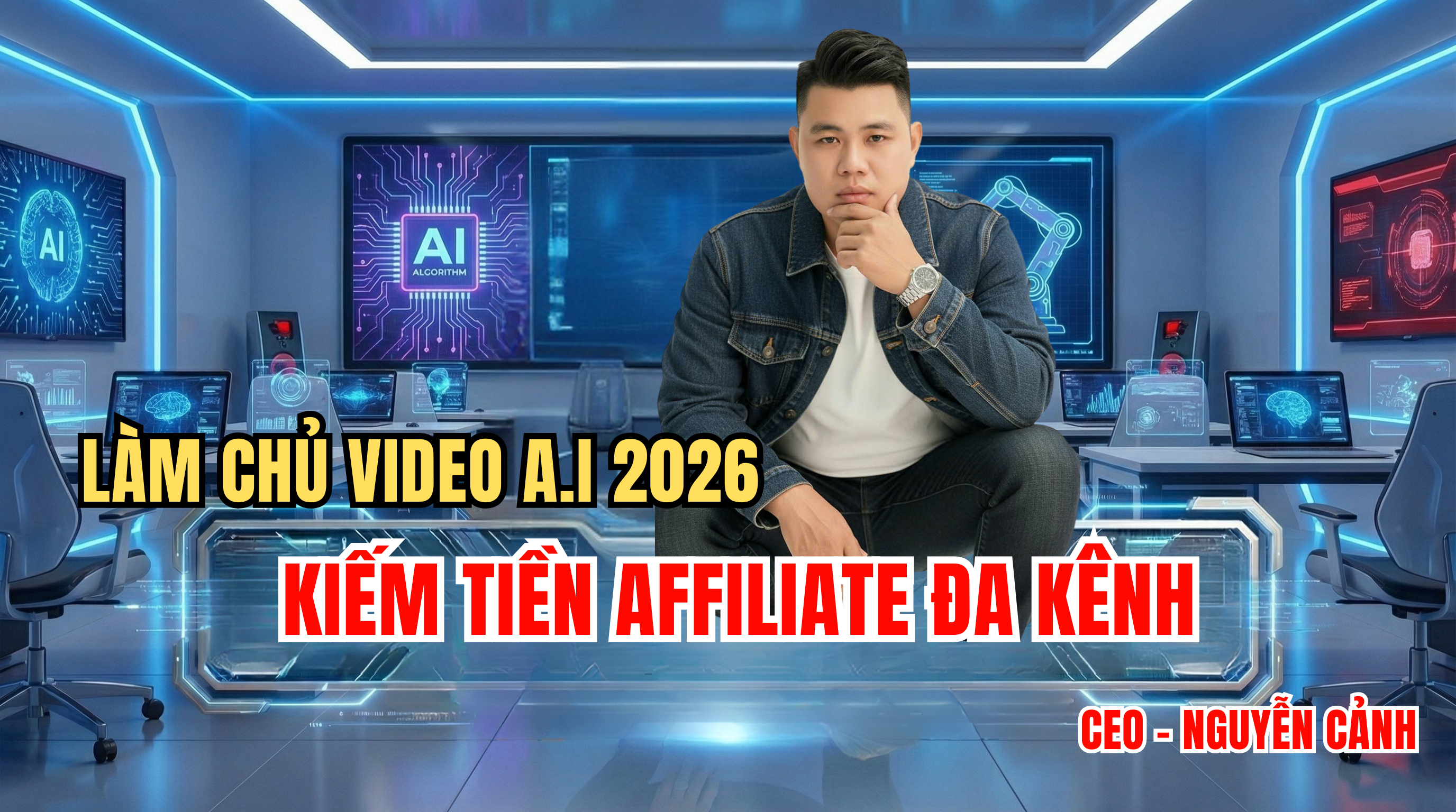 LÀM CHỦ AI VIDEO 2026 - KIẾM TIỀN AFFILIATE ĐA KÊNH