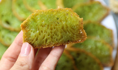 BÁNH BÒ NƯỚNG LÁ DỨA