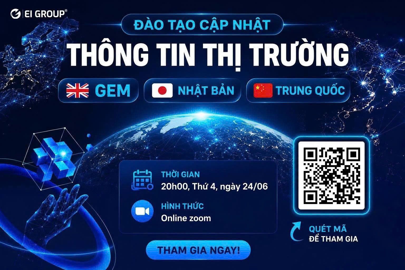 ĐÀO TẠO 24/6 - THỊ TRƯỜNG GEM, NHẬT BẢN, TRUNG QUỐC